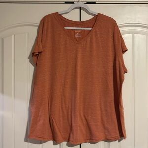 Orange short sleeve T-shirt by Sonoma in size 3X